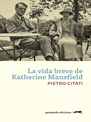 cover image of La vida breve de Katherine Mansfield